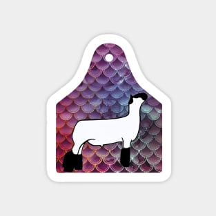 Mermaid Ear Tag - Market Lamb 2 - NOT FOR RESALE WITHOUT PERMISSION Sticker